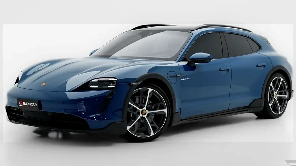 Foto de um porsche taycan