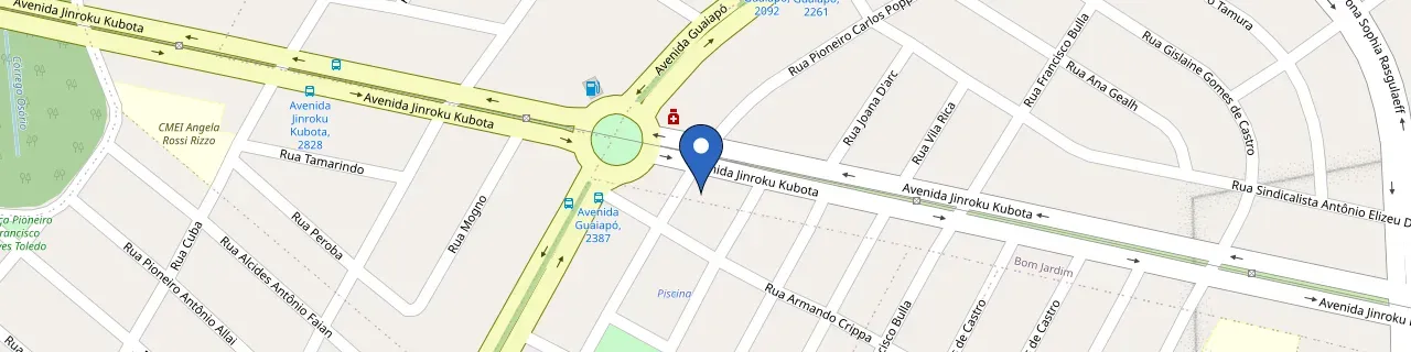 Mapa da estação Maringá