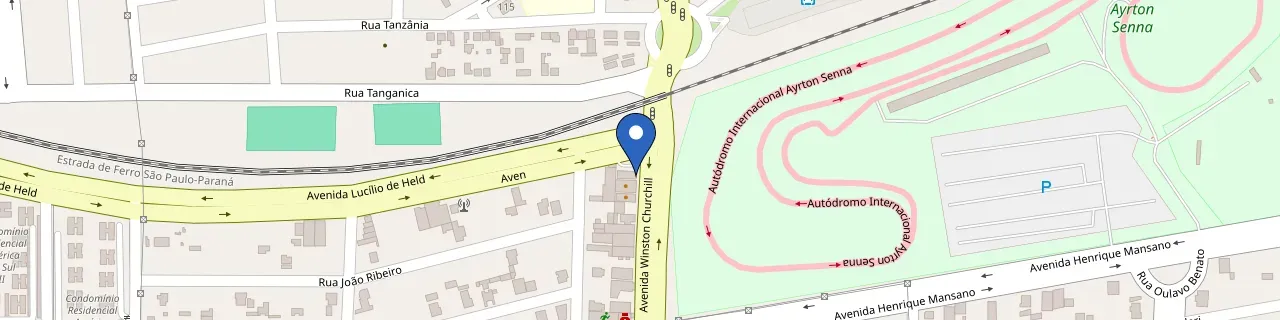 Mapa da estação Connect Volt