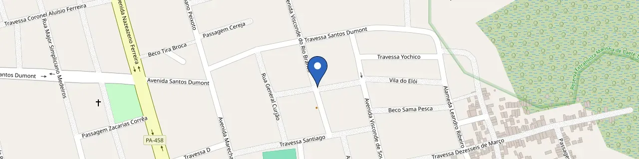 Mapa da estação Top Beach