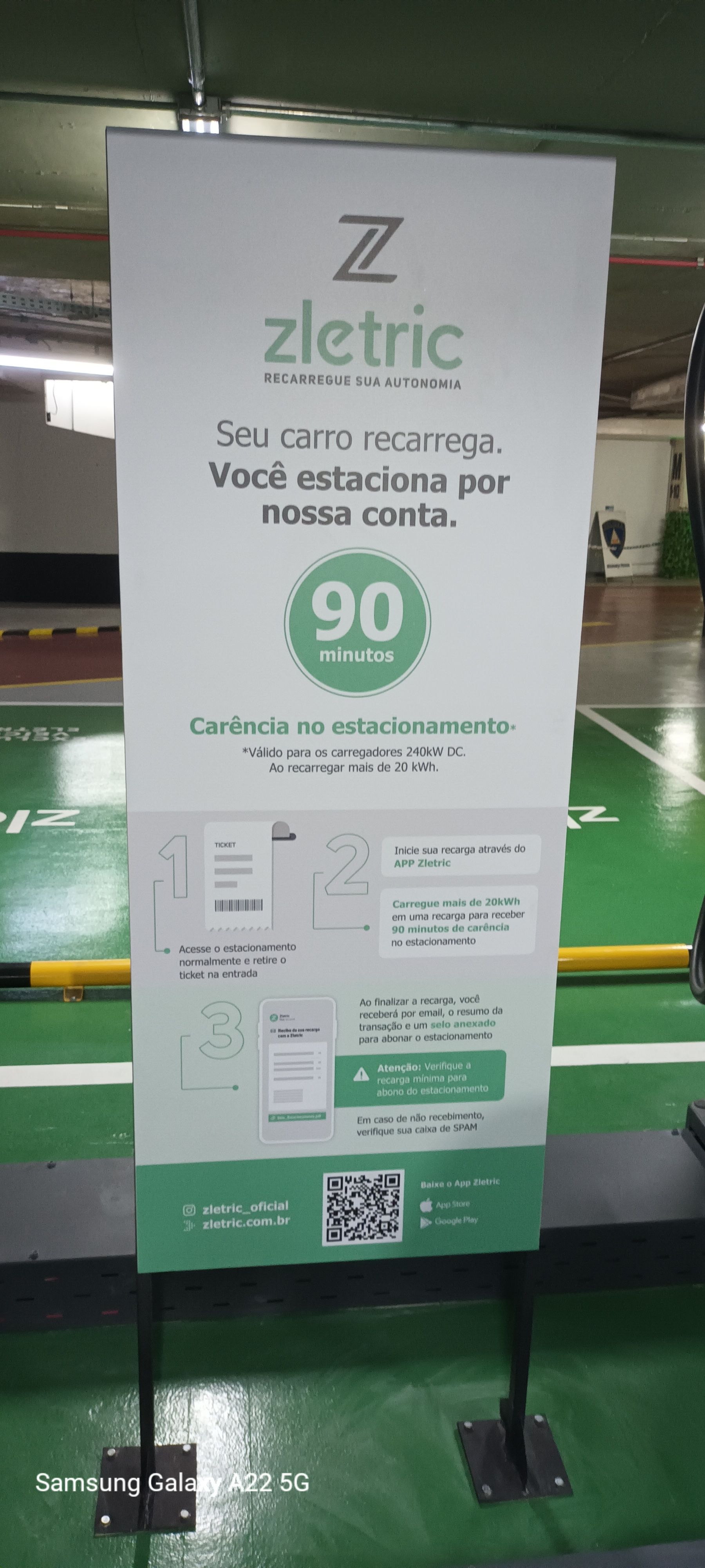 Foto 1 da estação Zletric | Estapar Cinelândia ULTRARRÁPIDOS