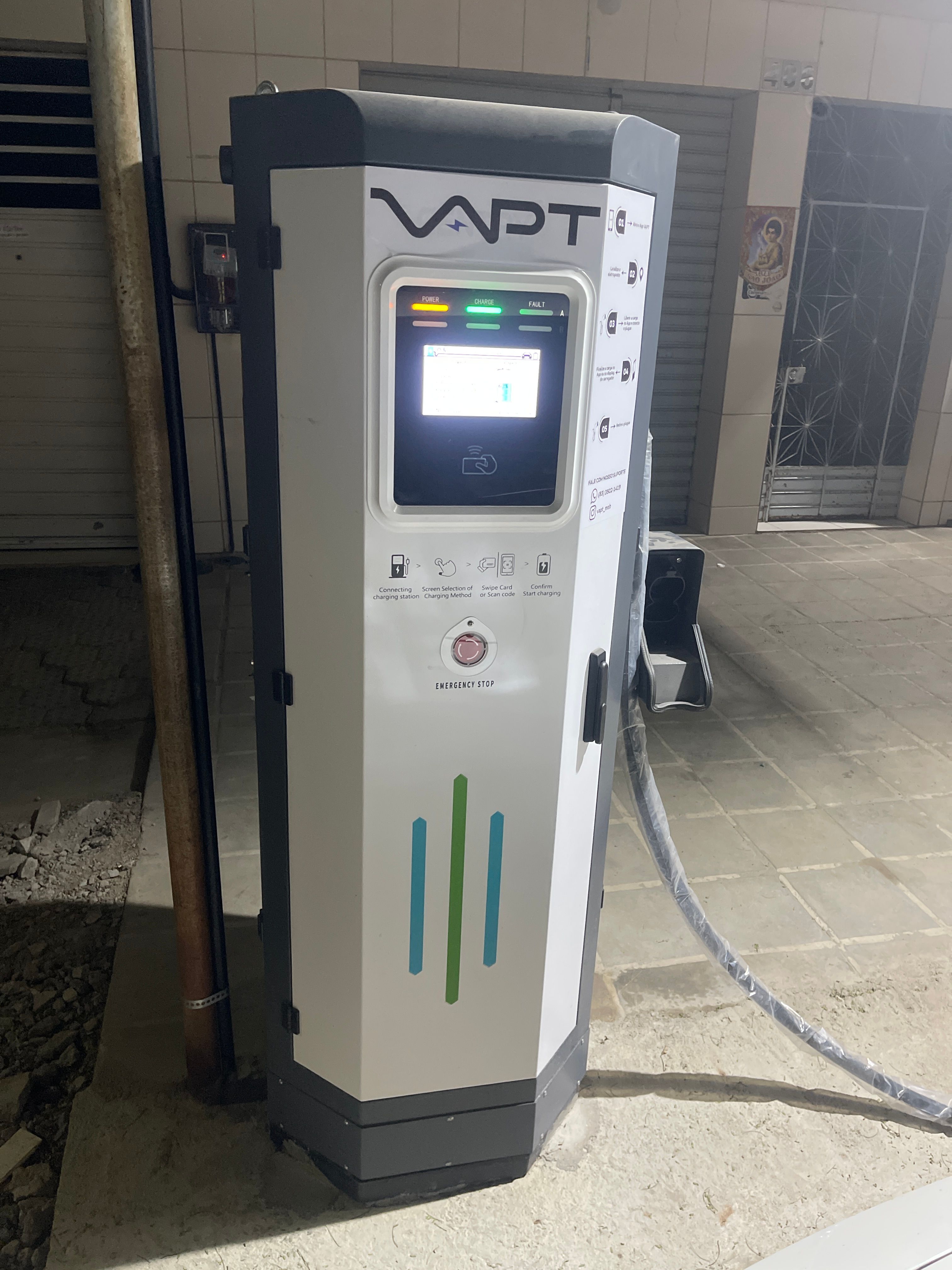 Foto 1 da estação Carregador VAPT 40kW